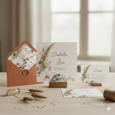 Einladungs-Set "Isabella & Luca"