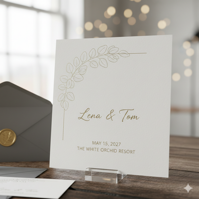 Einladungs-Set "Lena & Tom" 2