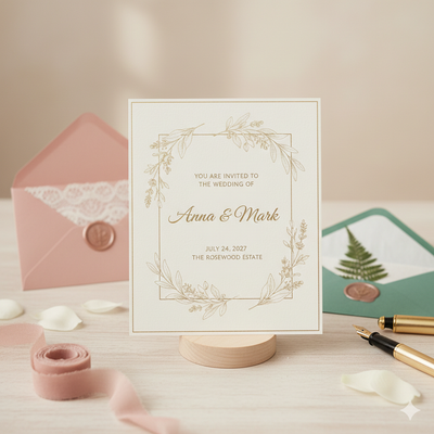 Einladungs-Set "Anna & Mark"