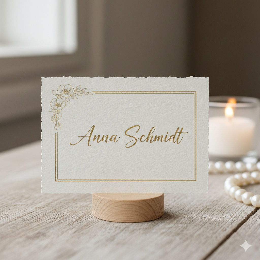 Platzkarte "Pure Elegance"